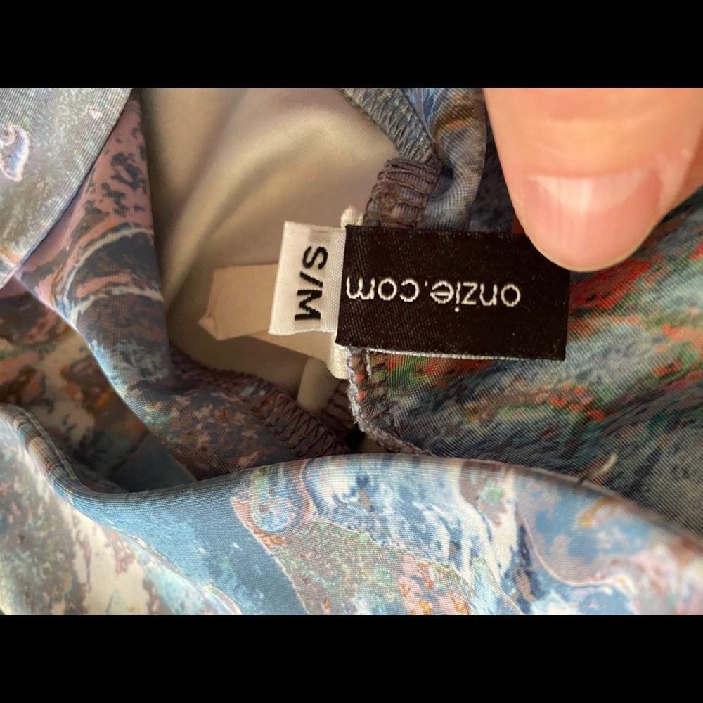 Onezie space dye yoga/workout leggings